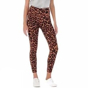 J.Crew Leopard Print Weekend High Waist Slim Fit 7/8  Leggings Large